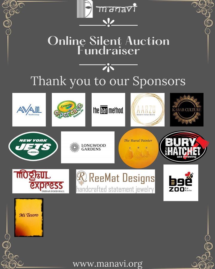 Online Silent Auction Fundraiser — Manavi